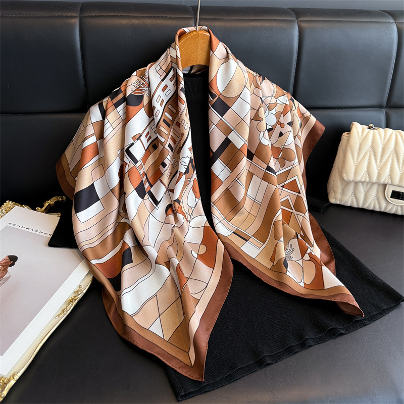 Scarf Silk Square - Pañuelo de Seda Cuadrado con Estampado
