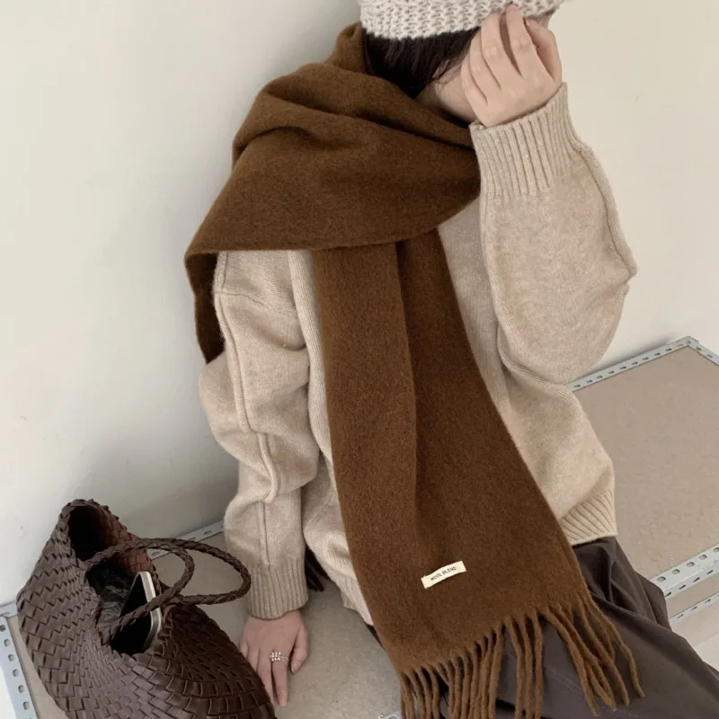 Bufanda elegante de estilo cor - Muffler Men Wool reseña y precio