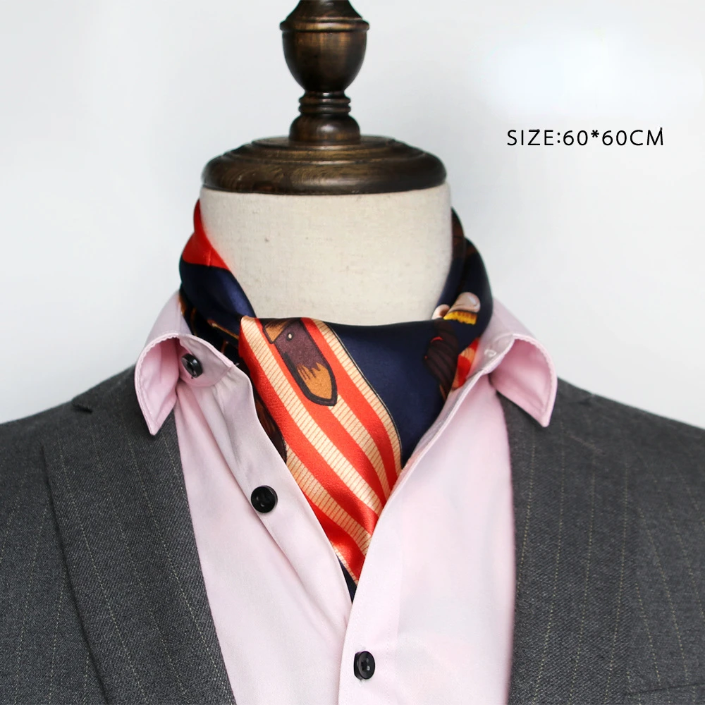 Pañuelo de seda para hombre, t - Scarf Silk Square reseña y precio