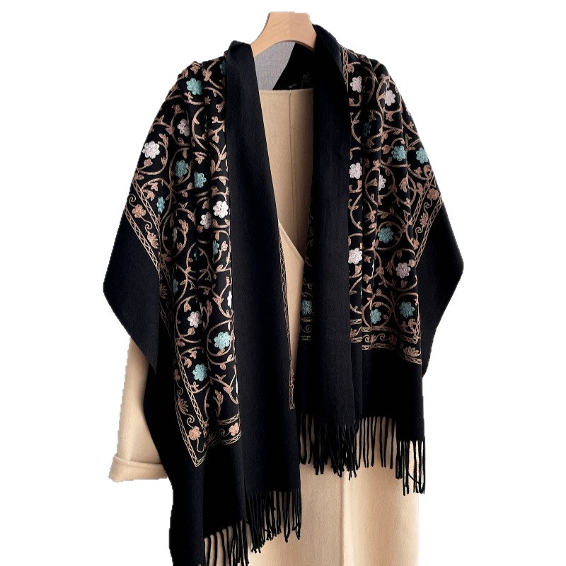 2025 nuevo bordado Bufanda de  - Woven Scarf Blanket reseña y precio