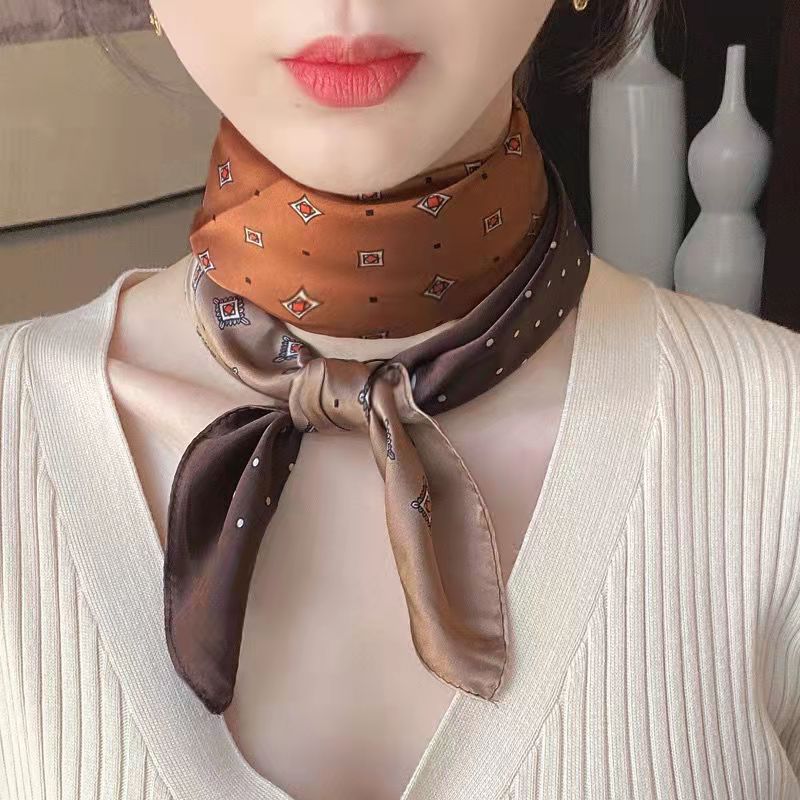 Nueva bufanda cuadrada con est - Scarf Silk Square reseña y precio